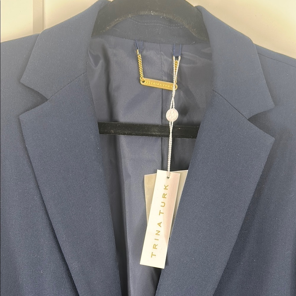 Trina Turk NAVY Habanero Blazer | 10 - Picture 5 of 9